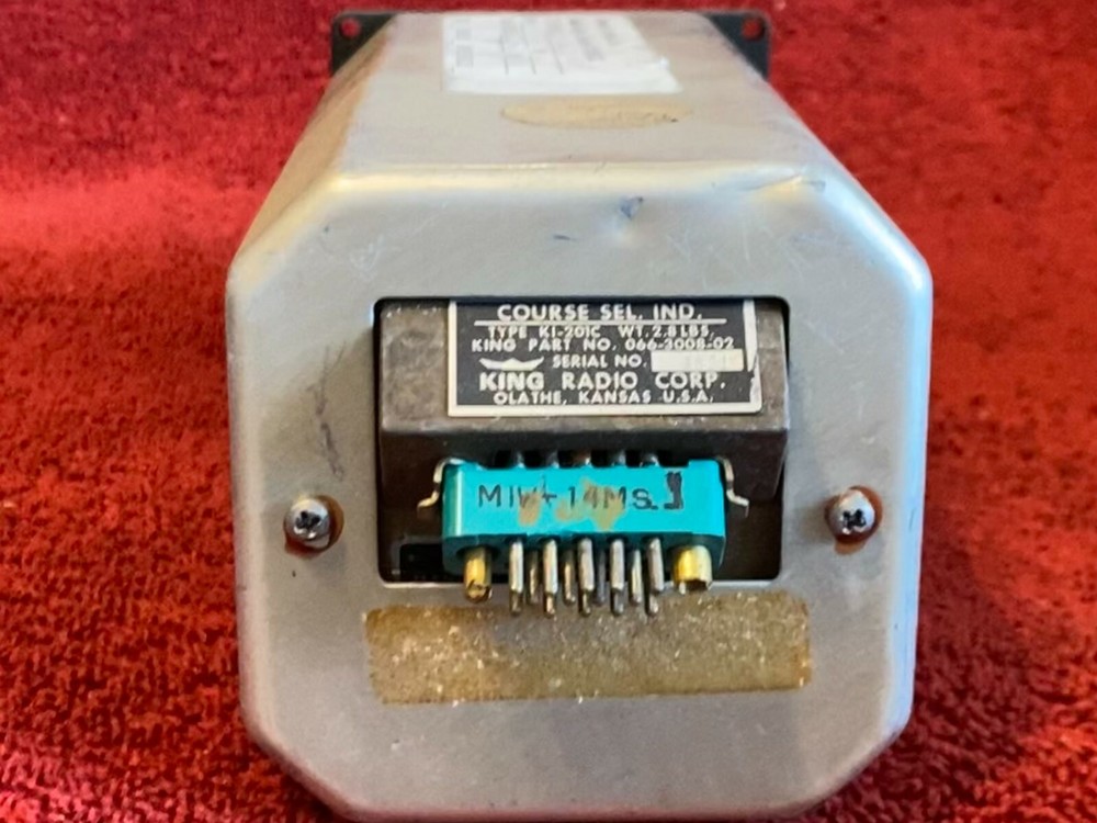 KING KI 201C COURSE SELECT INDICATOR P/N 066-3008-02 CORE