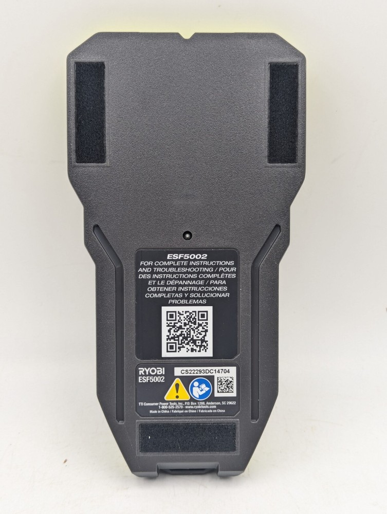 Ryobi Whole Stud Detector, Model ESF5002, With Batteries