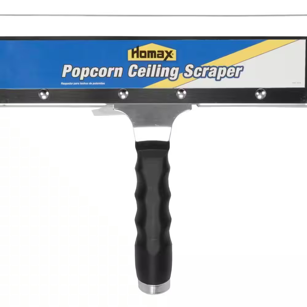 Ceiling Texture Scraper for Popcorn Ceiling Removal 12-Inch Metal Blade