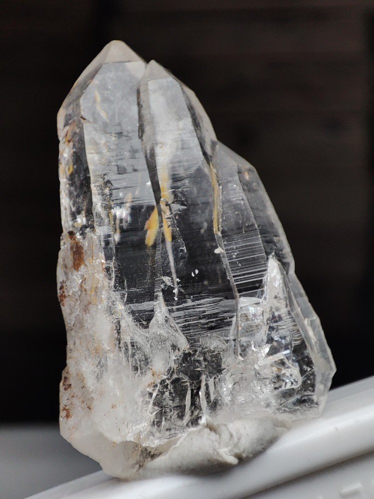 Lemurian Quartz Crystal With Unique Growth & Nice Terminations-Pak.