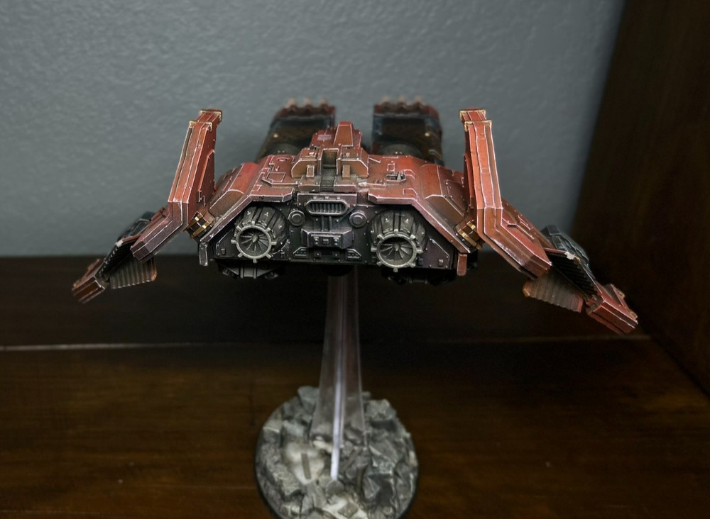 Blood Angels Caestus Assault Ram | Warhammer 30k | OOP | Painted | Parade Ready