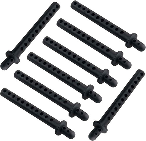 8-Pack 68mm RC Car Body Shell Post Plastic Holder Mounts with Clips...