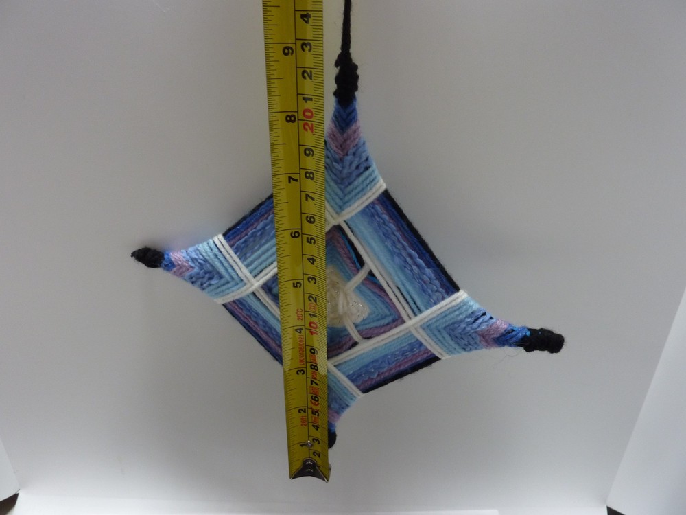 WOVEN Mandala Wall Hanging YARN CRAFT HANDMADE
