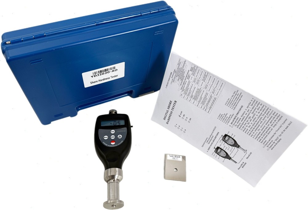 Shore AO Hardness Meter with Under-Voltage Alarm Function Above 90 DO Below 20 D