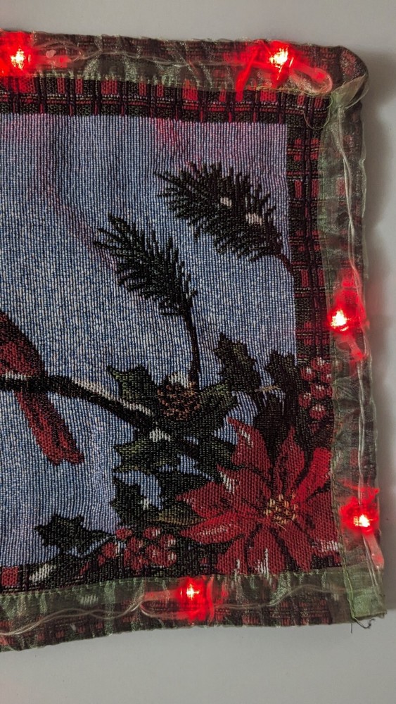 Lighted Christmas Table Runner