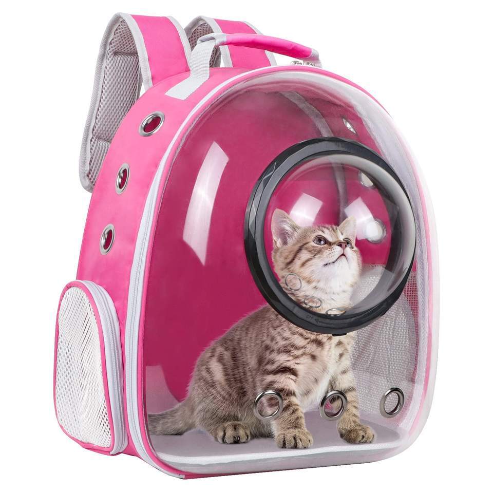 Space Capsule Bubble Cat Backpack Carrier, Pet Carrier Backpack, Breathable Air