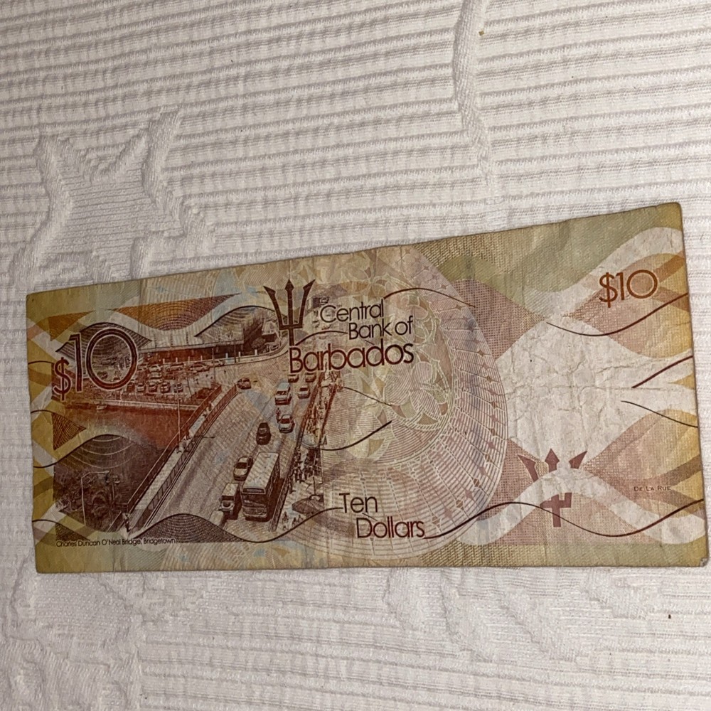 BARBADOS 10 Dollars 2013 P-75a UNC