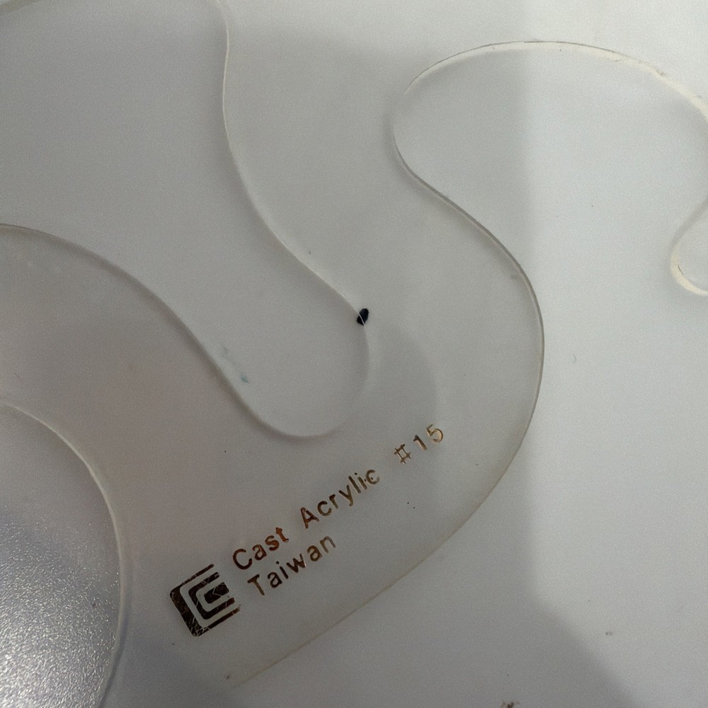 Vintage Engineering, Drafting, Drawing Templates 12 Total, W German Made