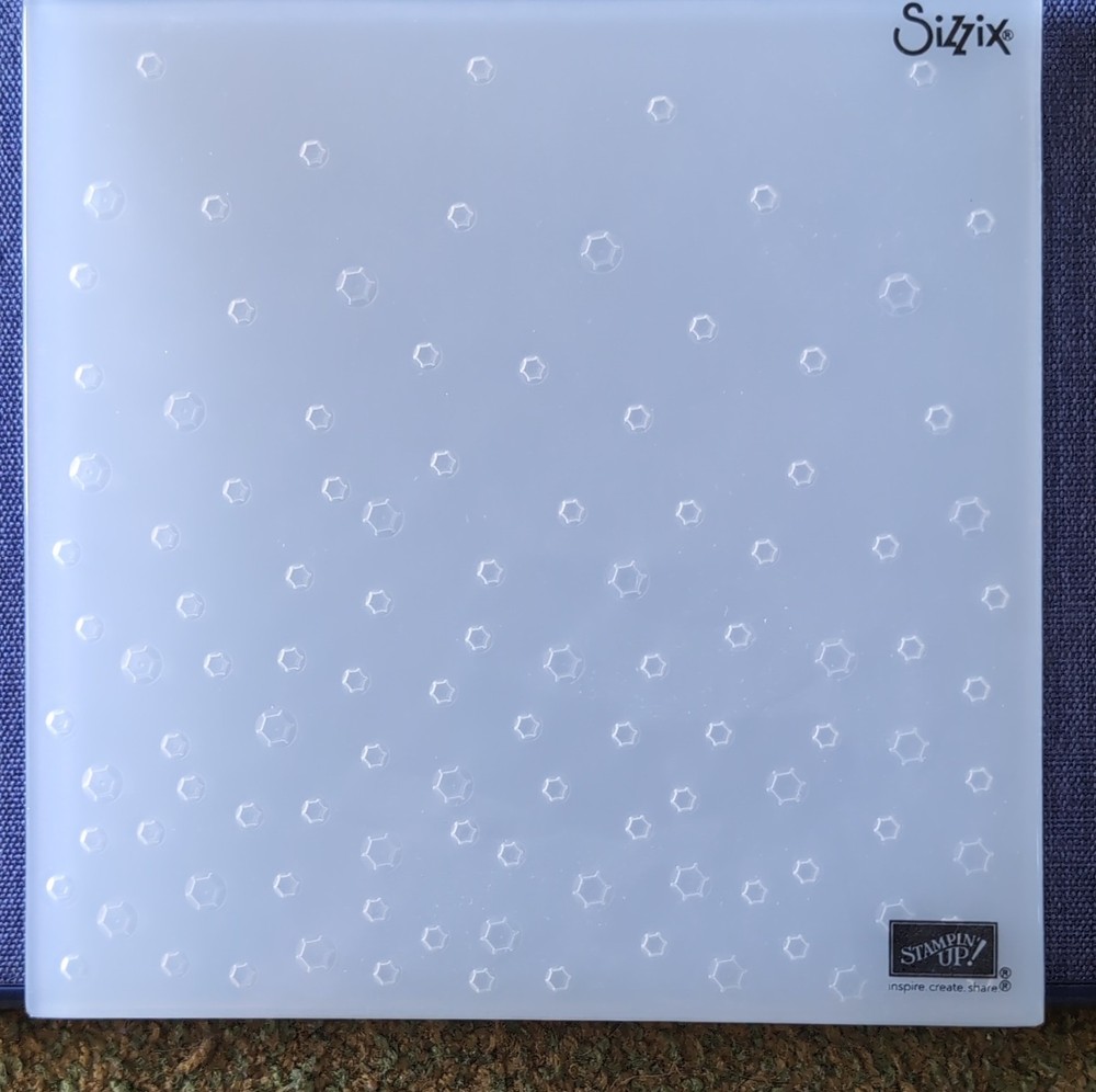 Stampin' Up! Scattered Sequins Dynamic Embossing Folder 145649 Plastic