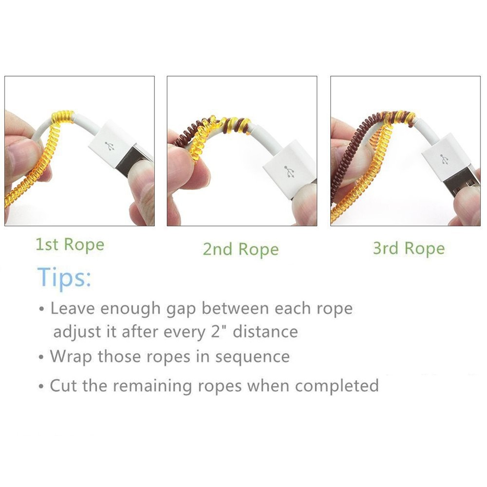 Cable Protector/Wire Repair/Pets Chew Cable Protector/Headphone Saver, 8 Pc S...