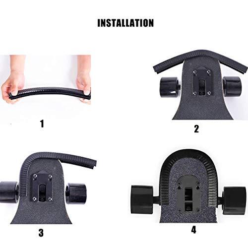 Skateboard Deck Guards Protector Excellent Edge Protection Longboard Nose Tail