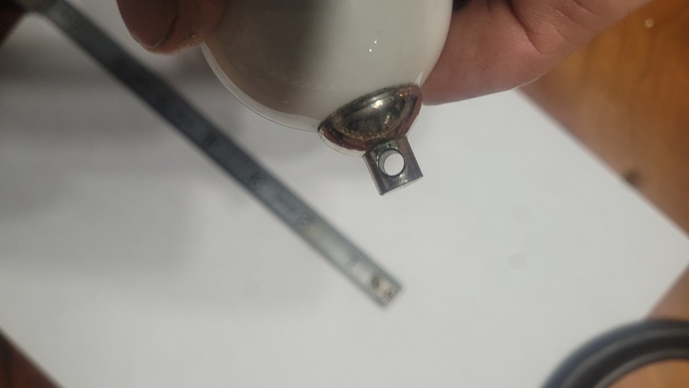 Antique Toilet Tank Pull. Porcelain