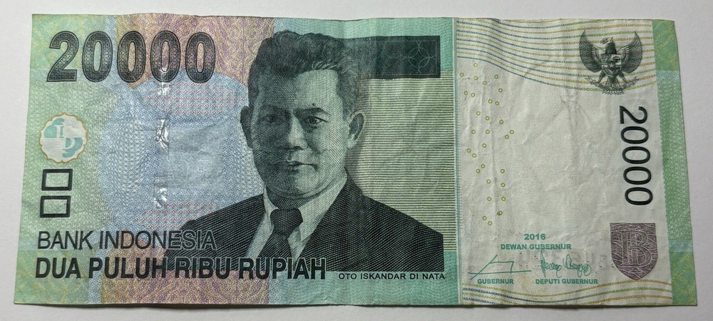 Indonesia 20,000 Rupiah 2016 P-151f Java Tea Plantation Workers Banknote