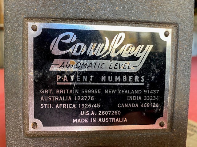 Vintage Cowley automatic level