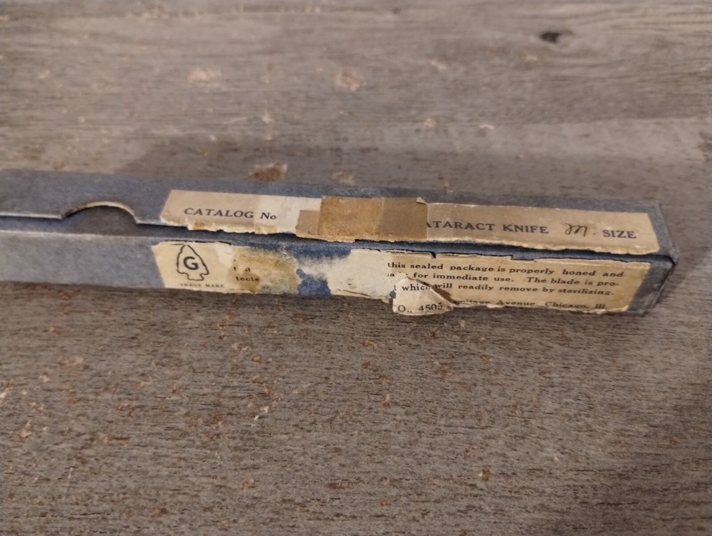 Cataract Knife in Original Box