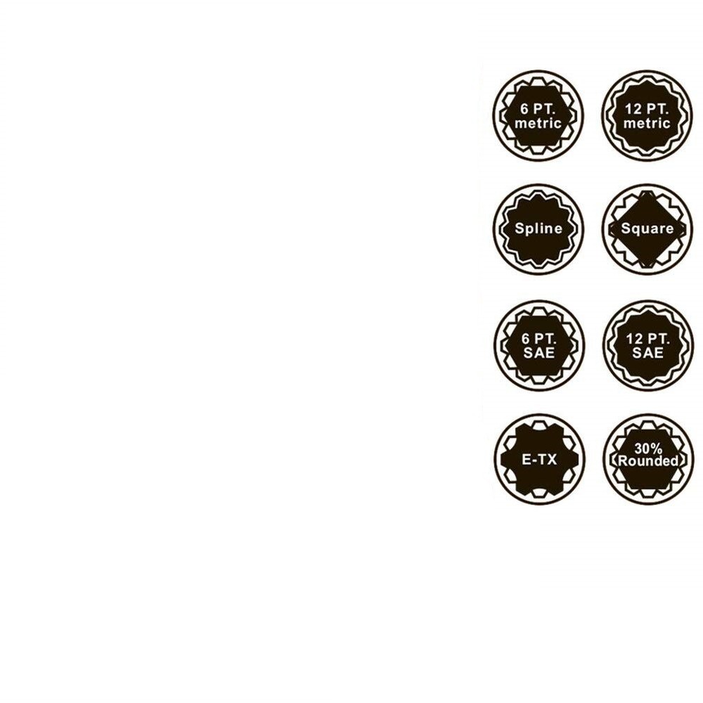 1/4" Dr. Penta-Spline Socket Set (SAE, Metric, Torque)