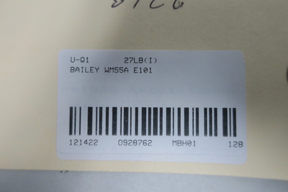 Bailey WM55A E101 Chart Recorder