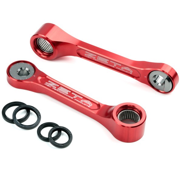 ZETA Adjustable Lowering Link - Red - Suspension Components & Access