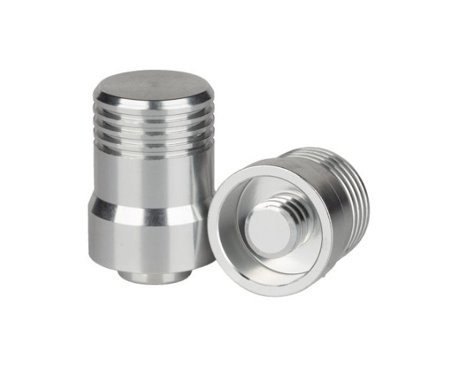 Action Threaded Aluminum Uniloc Joint Protector - Silver