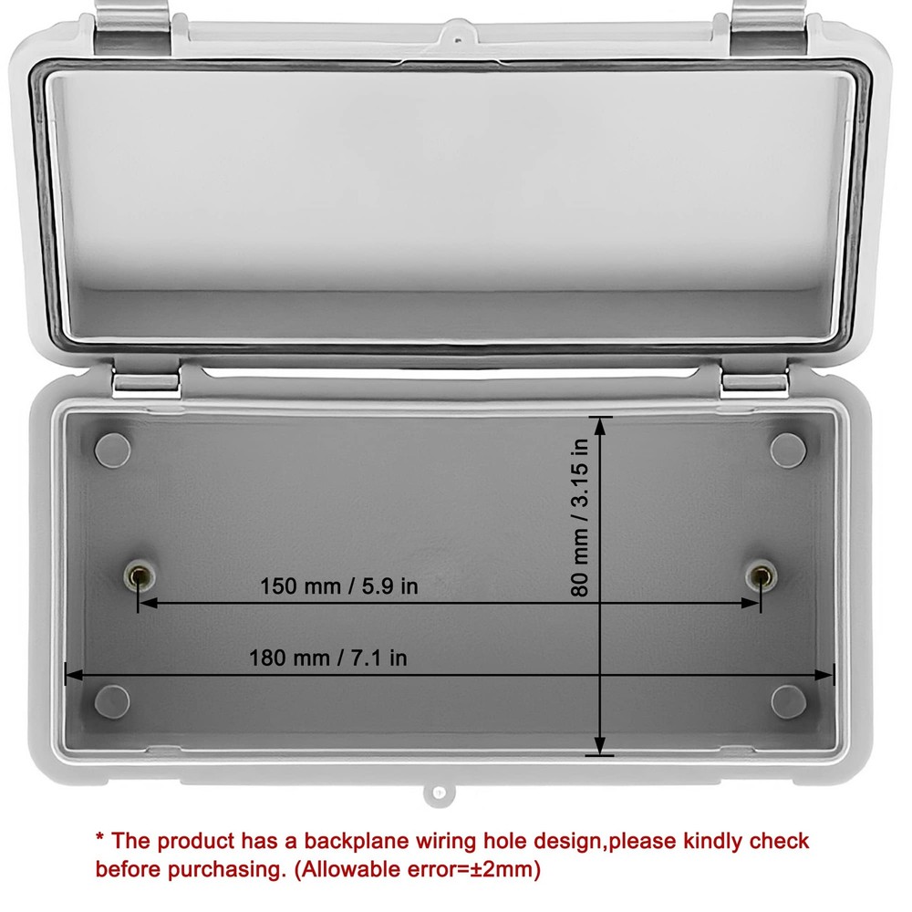 ABS Plastic Dustproof Waterproof IP65 Junction Box Universal Durable Electric...