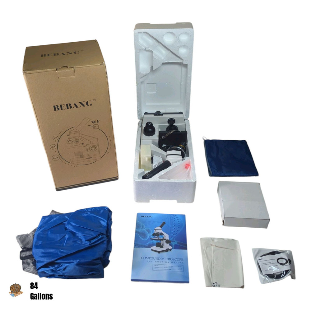 Microscope for Adults Kids, 100X-2000X BEBANG Compound Microscope *Open Box