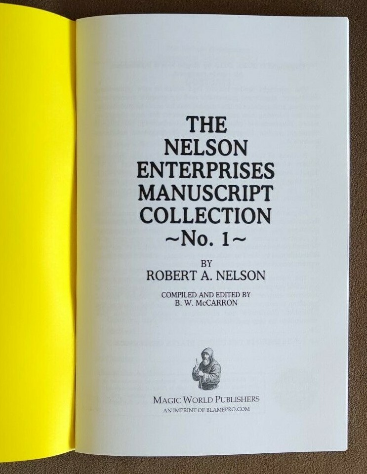 The Nelson Enterprises Manuscript Collection Volume 1