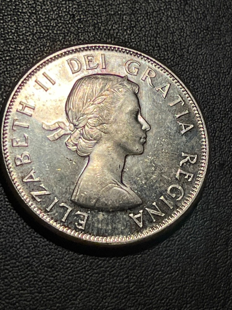 1959 Canada Half Dollar Silver Coin Gem BU #2