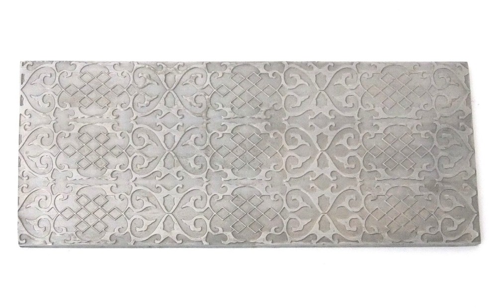 Pattern Texture Plate for Press or Rolling Mill 6 x 2.5 Inch, #27