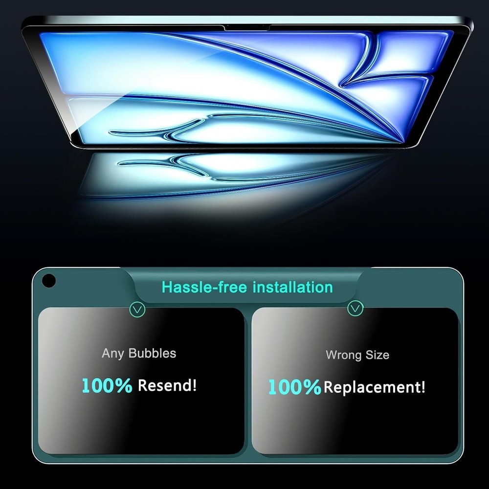 3Pack Screen Protector Compatible With iPad Air 11" 6th Generation(2024 6th Gen)