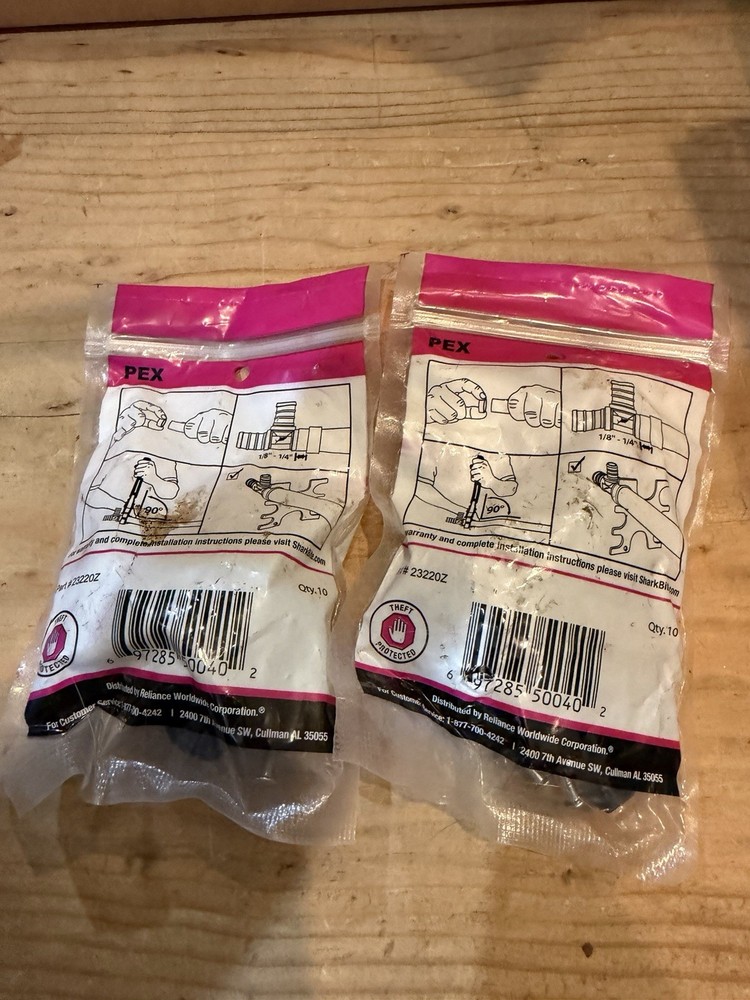 Sharkbite Plumbing Solutions PEX Parts M42E X2
