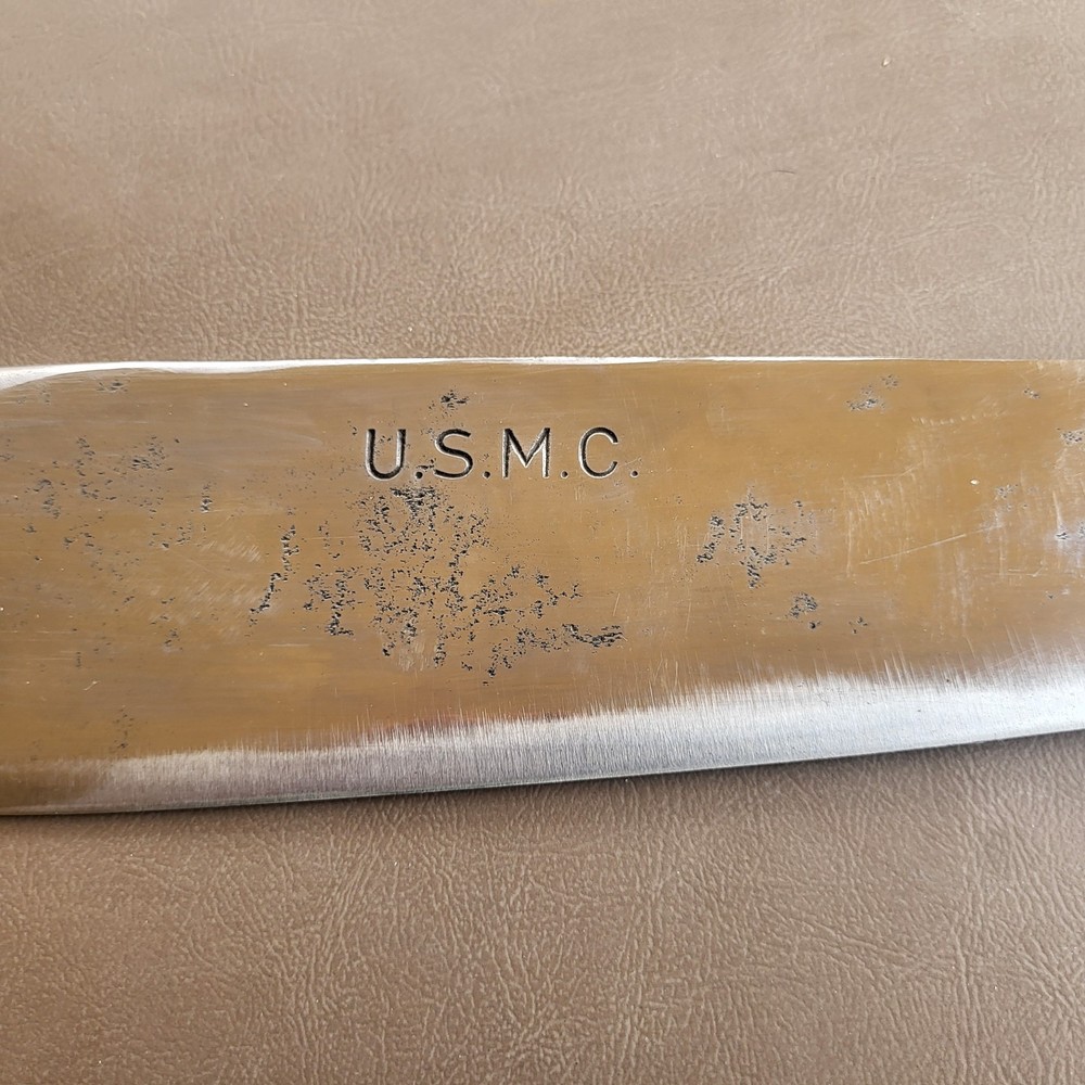 Vintage USMC Bolo knife with Sheath