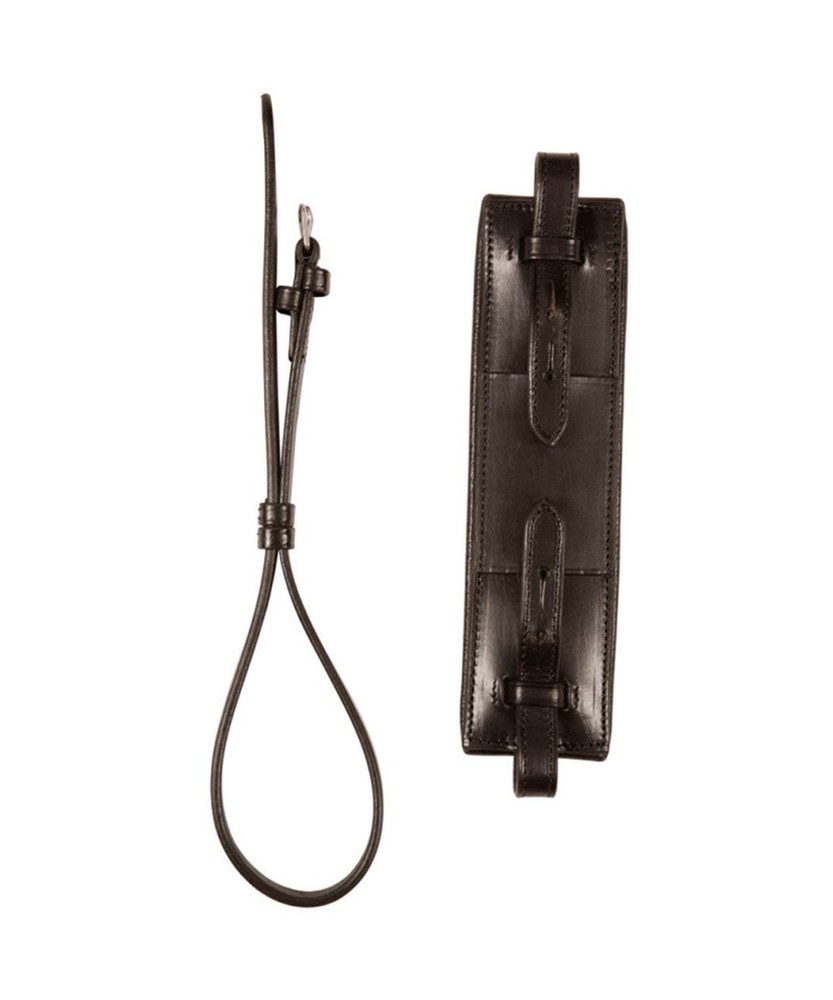 Hackamore leather