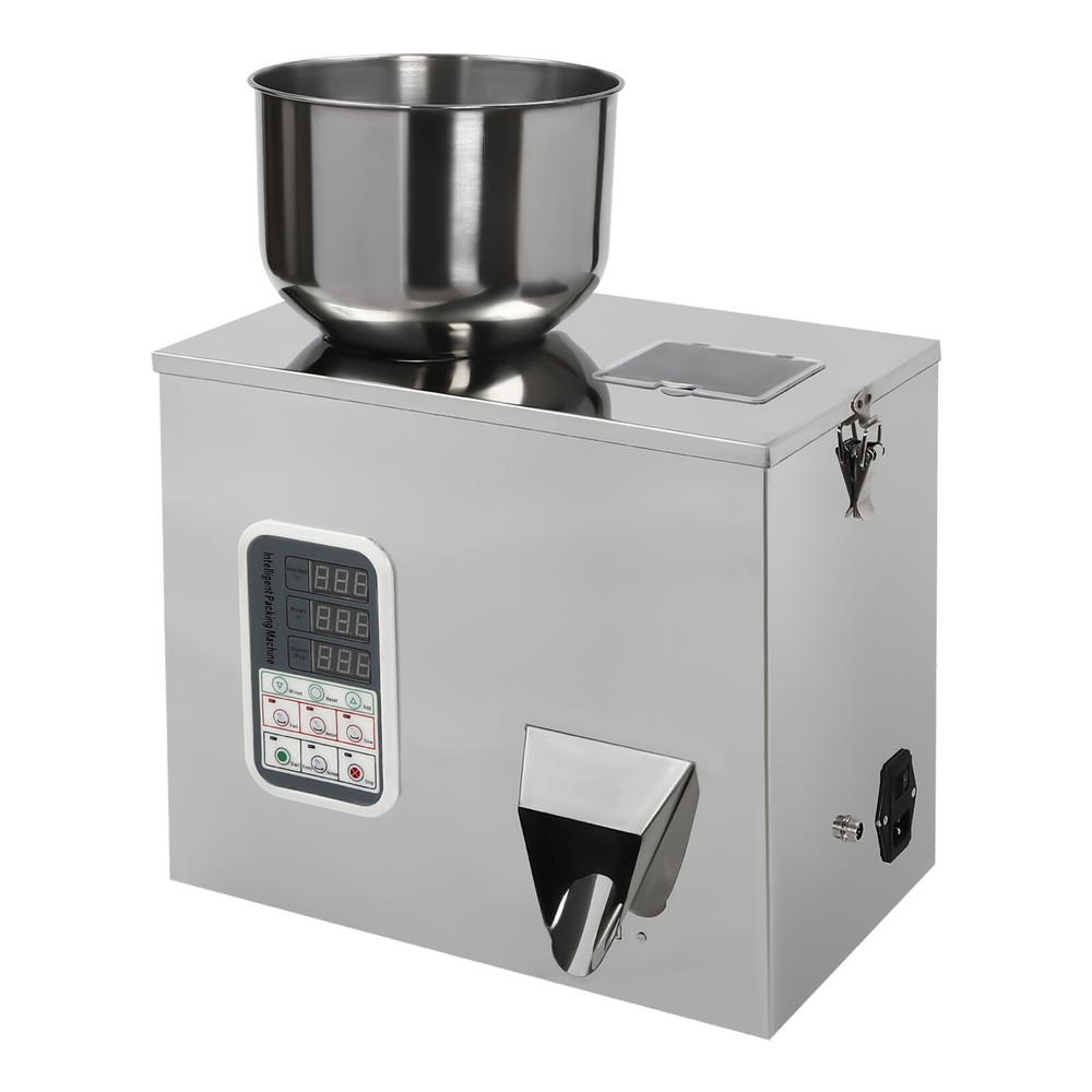 180W Automatic Granule Grain Weighting Filling Packing Machine w/ Visible Window