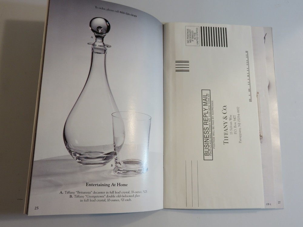 Tiffany & Co. ~ Summer Gift Selections 1998 Catalog