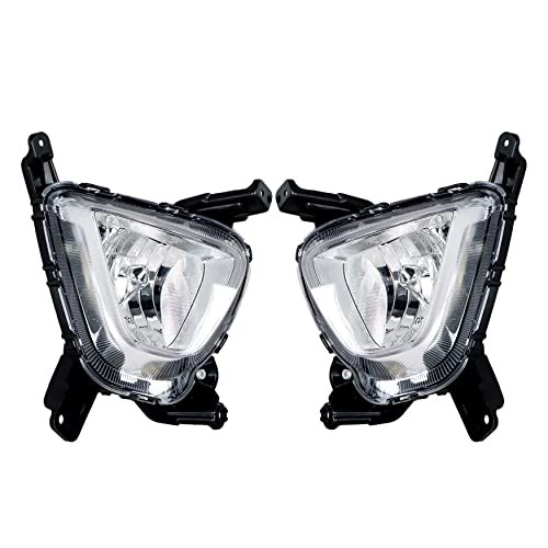 Fog Lights Replacement for Sorento 2016 2017 2018 Clear Lens with Front