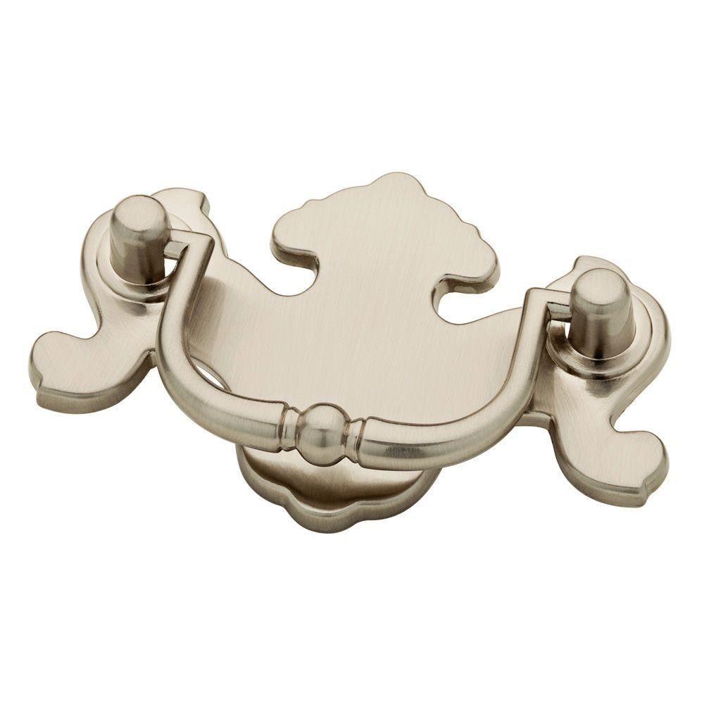 2-1/2" Traditional Chippendale Style Bail Pull Satin Nickel