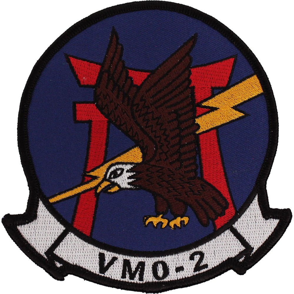 Marine Corps  Observation Squadron VMO-2 (Eagle) Patch (4 3/4" x 4 3/4") P5398