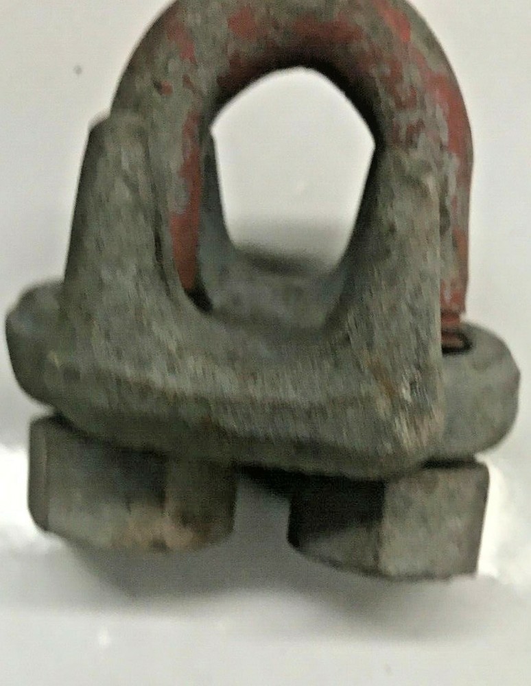 5 ea. Crosby® 1/2" Galvanized Drop Forged Wire Rope Clip