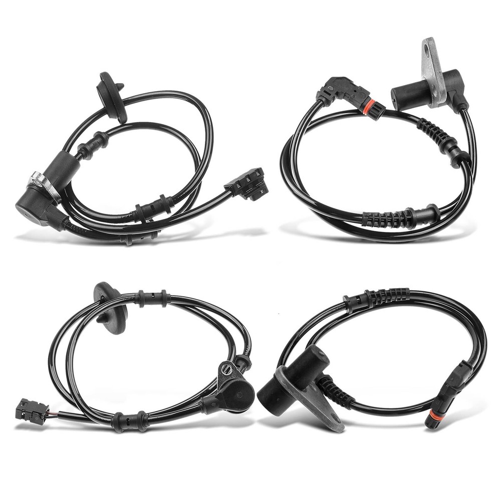 4Pcs Front & Rear Side ABS Wheel Speed Sensor for Mercedes-Benz E300 E320 E430