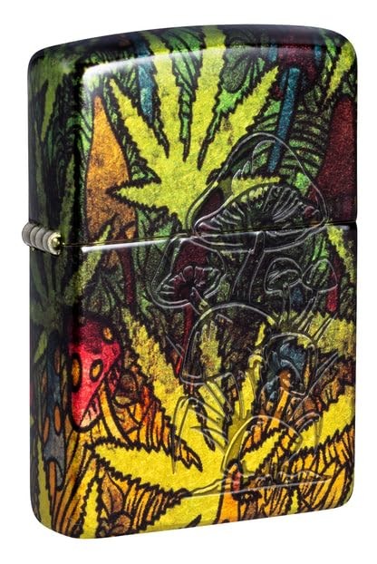 Zippo Lighter - Customized Engraved Message Counter Culture Design 46387