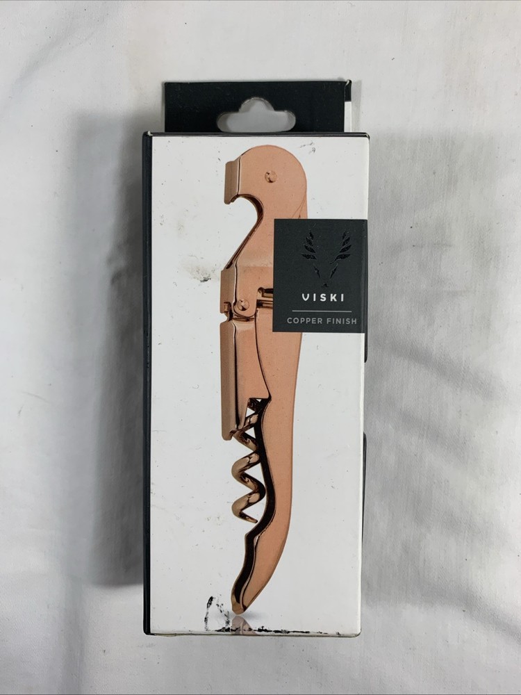 VISKI Copper Finish #4890 Corkscrew, Double Hinge Arm