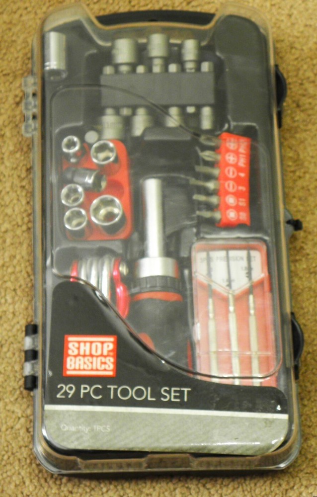 "SHOP BASICS"  29 PC TOOL SET