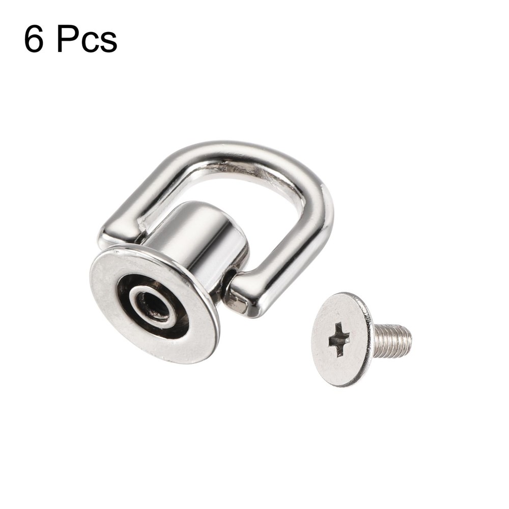 12x10mm Ball Head Button Studs with D for DIY Silver 6pcs