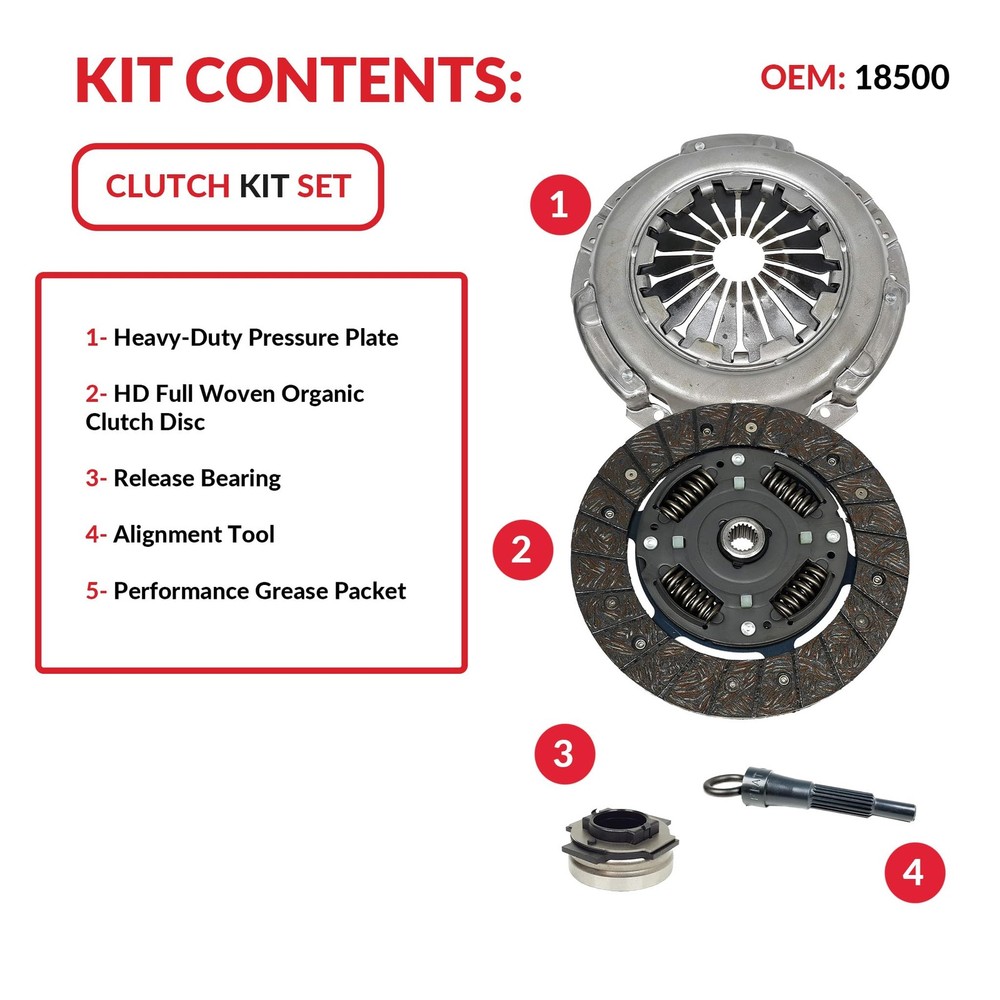 Clutch Kit (18500) | compatible , 2009-2018