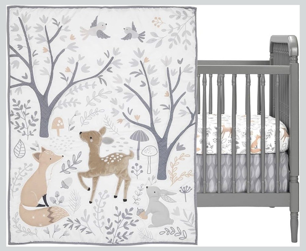 Woodland Nursery Crib Set