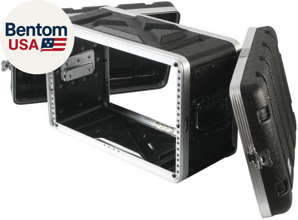Shallow 8" Depth, 19" Rack Mount Cases (6U)