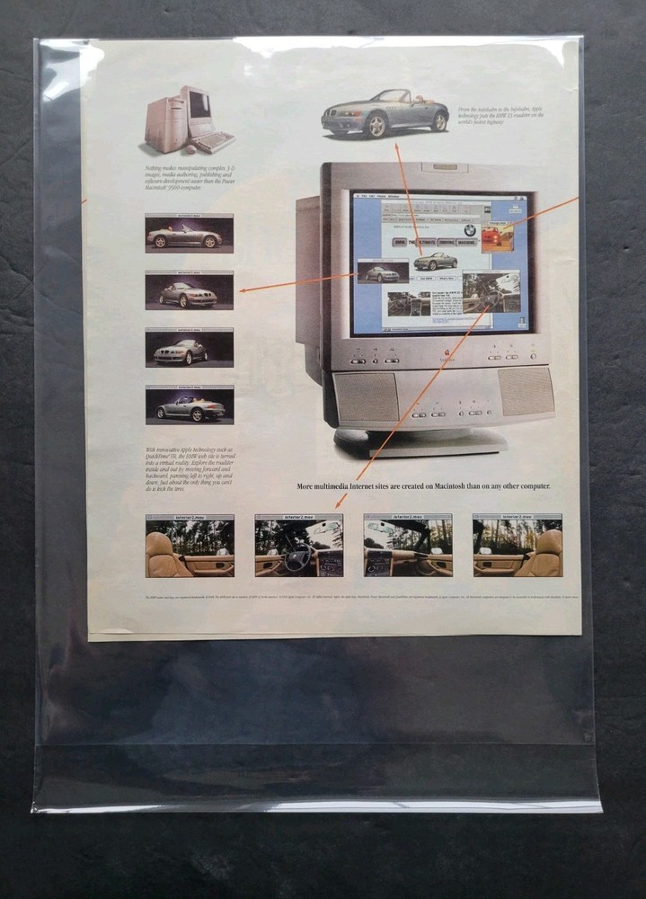 Apple Computers & Technology Promo 2 Page Print Advertisement 1996