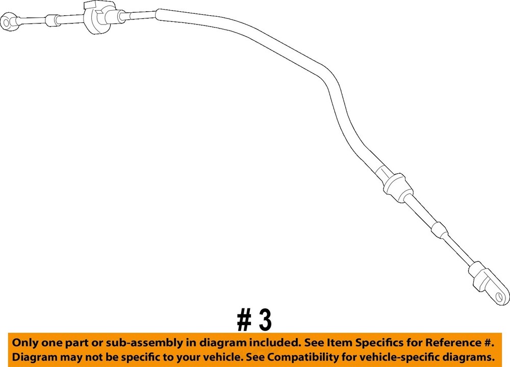 2015-2019 CORVETTE C7 8SPD AUTOMATIC TRANSMISSION SHIFT CABLE NEW GM # 84125980