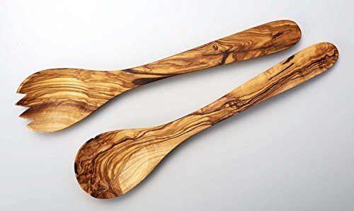 Olive Wood Salad Servers