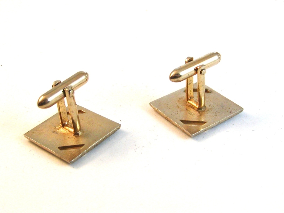 Vintage jGold Tone Cufflinks